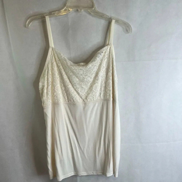 Lane Bryant NWT Lace Bodice Camisole Tank Top with Adj Straps Plus Size 18/20 - Picture 10 of 10